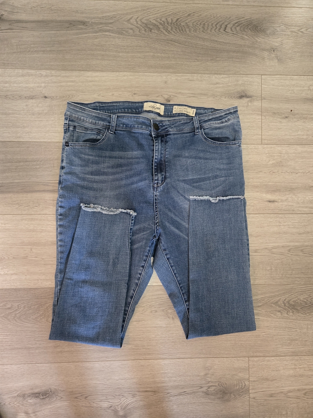 Lola Jeans Alexa Dan High-Rise Denim - Skinny